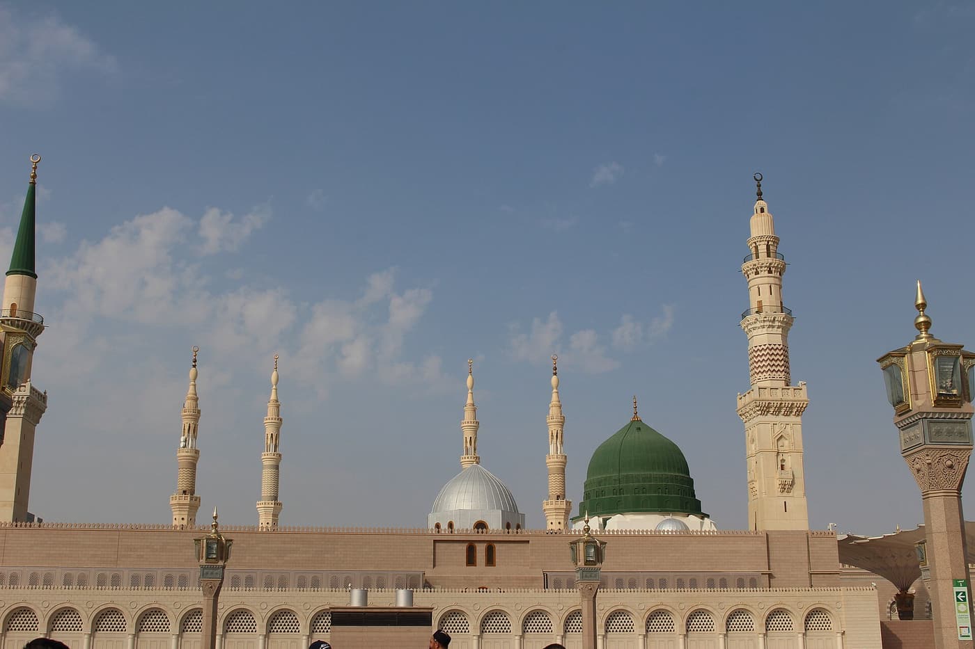 The Green Dome of the Prophet’s Mosque in Madinah